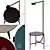 IGRAM Collection Floor Lamp with Side Table 3D model small image 2