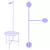 IGRAM Collection Floor Lamp with Side Table 3D model small image 5
