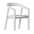 Modern Blackened White Oak Dining Chair 3D model small image 4