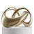 Infinity Loop Art Sculpture 3D model small image 1