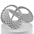 Infinity Loop Art Sculpture 3D model small image 7