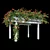 Garden Pergola with Campsis 3D model small image 2