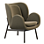 Modern Embracen Armchair Design 3D model small image 2