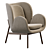 Modern Embracen Armchair Design 3D model small image 6