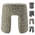 Luxurious Sheepskin Pouf 1756 Fabric 3D model small image 19