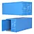 Railway containers models, RAL 5012. 3D model small image 3