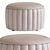 Mod Ottoman: Sleek Faux Leather 3D model small image 5