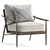 Vintage-Inspired Kennedy Chair - Gray 3D model small image 1