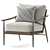 Vintage-Inspired Kennedy Chair - Gray 3D model small image 2
