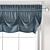 Polygonal Model Curtain Textured Obj 3D model small image 2