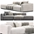 Modern MAHÈ Sofa Design 3D model small image 2