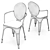 Modern Melita Dining Chair 3D model small image 7