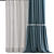 Meshed Curtain Design 3D model small image 2