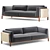 Designer Giorgetti Urban Sofa 3D model small image 1