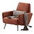 Modern S.K. Armchair Design 3D model small image 2