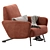 Modern S.K. Armchair Design 3D model small image 4