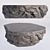 Dual Color Rock Side Tables 3D model small image 2