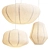 Rice Paper Lamp Shades 3D model small image 1