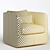 Colorful Parda Swivel Chair Set 3D model small image 7