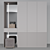 Customizable Entryway Storage System 3D model small image 2