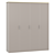 Ensson 4 Wardrobe in Grey 3D model small image 1