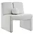Eichholtz Macintosh Cream Boucle Chair 3D model small image 2