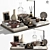 Elegant Decor Set 3Ds Max 3D model small image 1