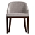 ASTER Modern Fabric Upholstered Chair 3D model small image 2