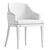 ASTER Modern Fabric Upholstered Chair 3D model small image 3