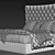 Modern LA GARD Bedroom Set 3D model small image 6