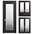 ROCCA Anthracite Doors 3D model small image 1