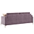 Elegant Enkel Sofa 3D model small image 3
