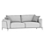 Elegant Enkel Sofa 3D model small image 4