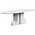 Marble Oval Dining Table decadentietfashion 3D model small image 1