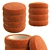 Boucle Storage Ottoman Collection 3D model small image 2