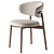 Sleek Oleandro Chair: V-Ray Ready 3D model small image 1