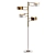 Sleek Brompton Floor Lamp 3D model small image 1