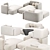 Contemporary Pop Sofa Design 3D model small image 2