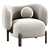 Elegant Moon Armchair: 2015 Version 3D model small image 4