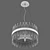 Elegant Modern Black Crystal Chandelier 3D model small image 9