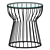 Sleek Pillar Side Table 3D model small image 2