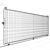 Stainless Steel Slider Gate - Black 3D model small image 4