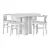 Modern Dining Set by Insideweather 3D model small image 3