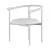 Modern Espresso Peony Dining Chair 3D model small image 4