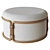 Ethimo Rattan Pouf 3D Model 3D model small image 1