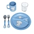 Kids' 3-Color Plastic Tableware Set 3D model small image 11