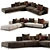 Elegant Brera Sofa Poliform 3D model small image 1