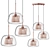  Elegance Trio Pendant Light 3D model small image 1