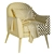 Elegant Velvet Juno Armchair 3D model small image 5