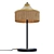 Brass & Fabric Fringe Lamp 3D model small image 3